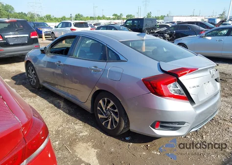 2017 Honda Civic Ex from USA, damaged, VIN 2HGFC2F71HH552164